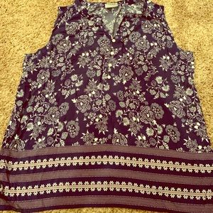 Liz Claiborne blouse sleeveless top
